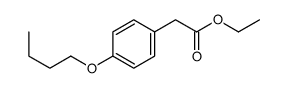 ethyl (4-butoxyphenyl)acetate 结构式