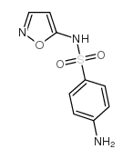 N-(异恶唑-5-基)氨基苯磺酰胺 结构式