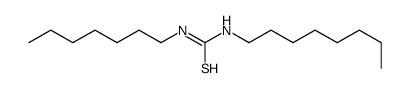 N-庚基-N'-辛基硫脲 结构式