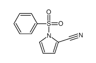 1-(苯磺酰)-2-吡咯甲腈 结构式