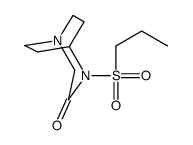 4-(丙基磺酰基)-1,4-二氮杂双环[3.2.2]壬烷-3-酮 结构式