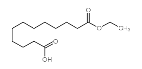 十二烷二酸一乙酯 结构式