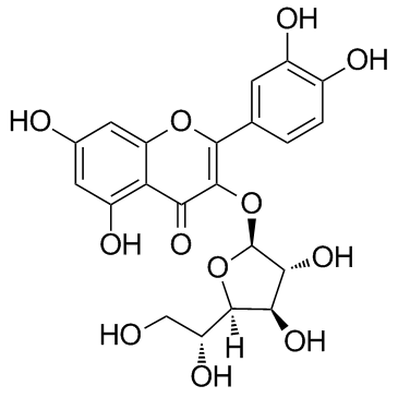 异槲皮苷 结构式