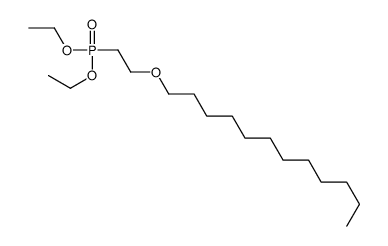 Phosphonic acid, [2-(dodecyloxy)ethyl]-, diethyl ester 结构式