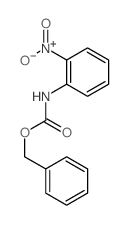 N-(2-硝基苯基)氨基甲酸苄酯 结构式