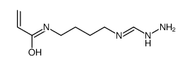 2-Propenamide, N-[4-[(aminoiminomethyl)amino]butyl]- 结构式