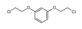 1,3-双(2-氯乙氧基)苯 结构式