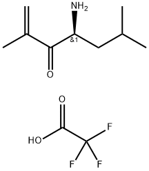 (S)-4-氨基-2,6-二甲基庚-1-烯-3-酮2,2,2-三氟乙酸盐 结构式