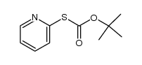 O-叔丁基 S-2-吡啶基 硫代碳酸酯 结构式