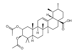 2,3-二乙酰氧基科罗索酸 结构式