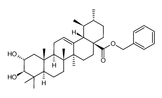 科罗索酸苄酯 结构式