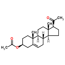 孕烯诺龙乙酸酯 结构式