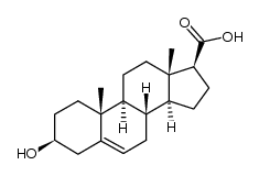 3α-羟基雄甾-5-烯-17β-羧酸 结构式