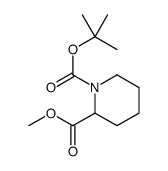 N-BOC-DL-哌啶甲酯 结构式