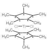 双(五甲基环戊烯)二氯化钛 结构式