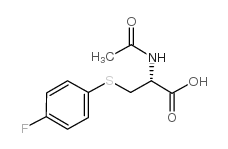 S-(4-氟苯基)巯基酸 结构式