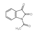 1-乙酰基靛红 结构式