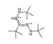 1,3-二(叔丁基氨基)-2-叔丁基二硅氮烷 结构式
