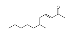 3-Undecen-2-one, 6,10-dimethyl-, (3E)- 结构式