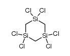 1,1,3,3,5,5-六氯-1,3,5-三硅杂环己烷 结构式