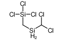 (trichlorosilylmethyl)methyldichlorosilane 结构式