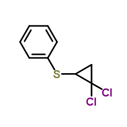2,2-二氯环丙基苯硫醚 结构式