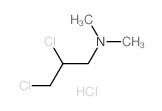 N,N-二甲基-2,3-二氯丙胺盐酸盐 结构式