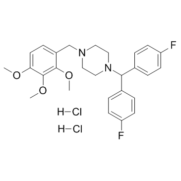 盐酸洛美利嗪 结构式
