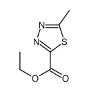 5-甲基-1,3,4-噻二唑-2-羧酸乙酯 结构式