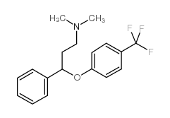3-(4-(三氟甲基)苯氧基)-N,N-二甲基-3-苯基丙-1-胺 结构式