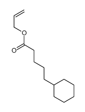 环己基戊酸烯丙酯 结构式