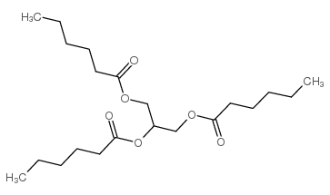 三己酸甘油酯 结构式