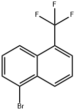 1-溴-5-(三氟甲基)萘 结构式