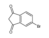 5-溴-1,3-茚满二酮 结构式