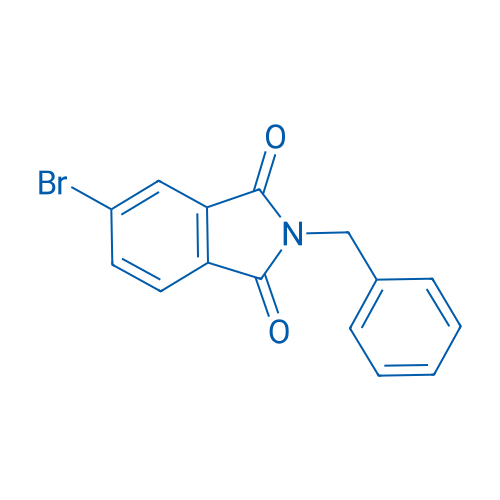 2-苄基-5-溴异吲哚啉-1,3-二酮 结构式