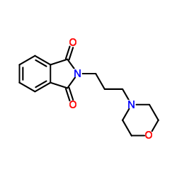 2-(3-吗啉代丙基)异二氢吲哚-1,3-二酮 结构式