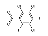 1,2,4-三氯-3,5-二氟-6-硝基苯 结构式