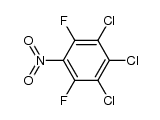 1,2,3-三氯-4,6-二氟-5-硝基苯 结构式