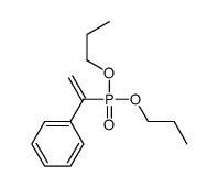 Phosphonic acid, (1-phenylethenyl)-, dipropyl ester 结构式