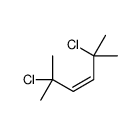 (E)-2,5-二氯-2,5-甲基-3-己烯 结构式