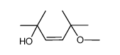 3-Hexen-2-ol, 5-methoxy-2,5-dimethyl-, (Z)- (9CI) 结构式