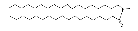 N-甲基-N-十八烷基十八酰胺 结构式