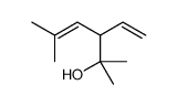 3-ethenyl-2,5-dimethyl-hex-4-en-2-ol 结构式