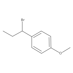 1-(1-溴丙基)-4-甲氧基苯 结构式