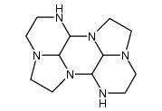十二氢-3H,8H-2a,5,5b,7a,10,10b-六氮杂环戊并[hi]醋蒽烯 结构式