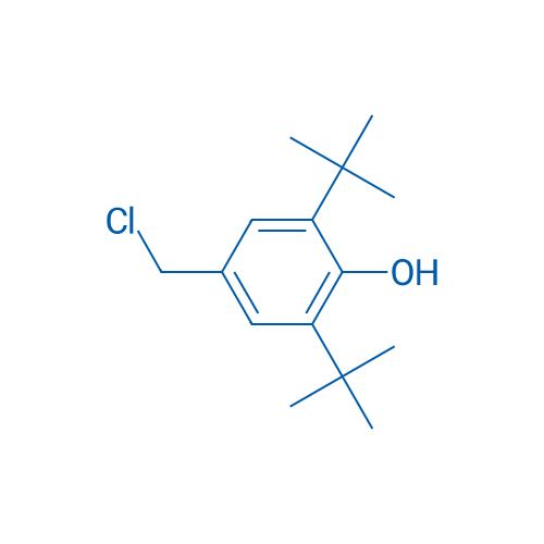 4-(氯甲基)-2,6-二叔丁基苯酚 结构式