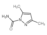 3,5-二甲基吡唑-1-羰酰胺 结构式