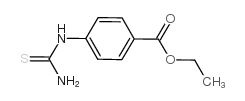 1-(4-乙氧羰基苯基)-2-硫脲 结构式