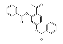1-[2,4-双(苯甲酰氧基)苯基]乙酮 结构式