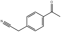 2-(4-乙酰基苯基)乙腈 结构式